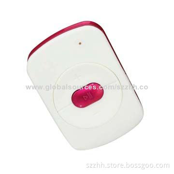 MP3 walkman, supports MP3/WMA music formats, with clip, built-in Li-ion battery